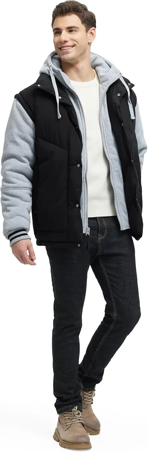 Winter Coats For Men Winter Jackets Water Resistant Warm Thicken Insulated Hooded Windproof Coat