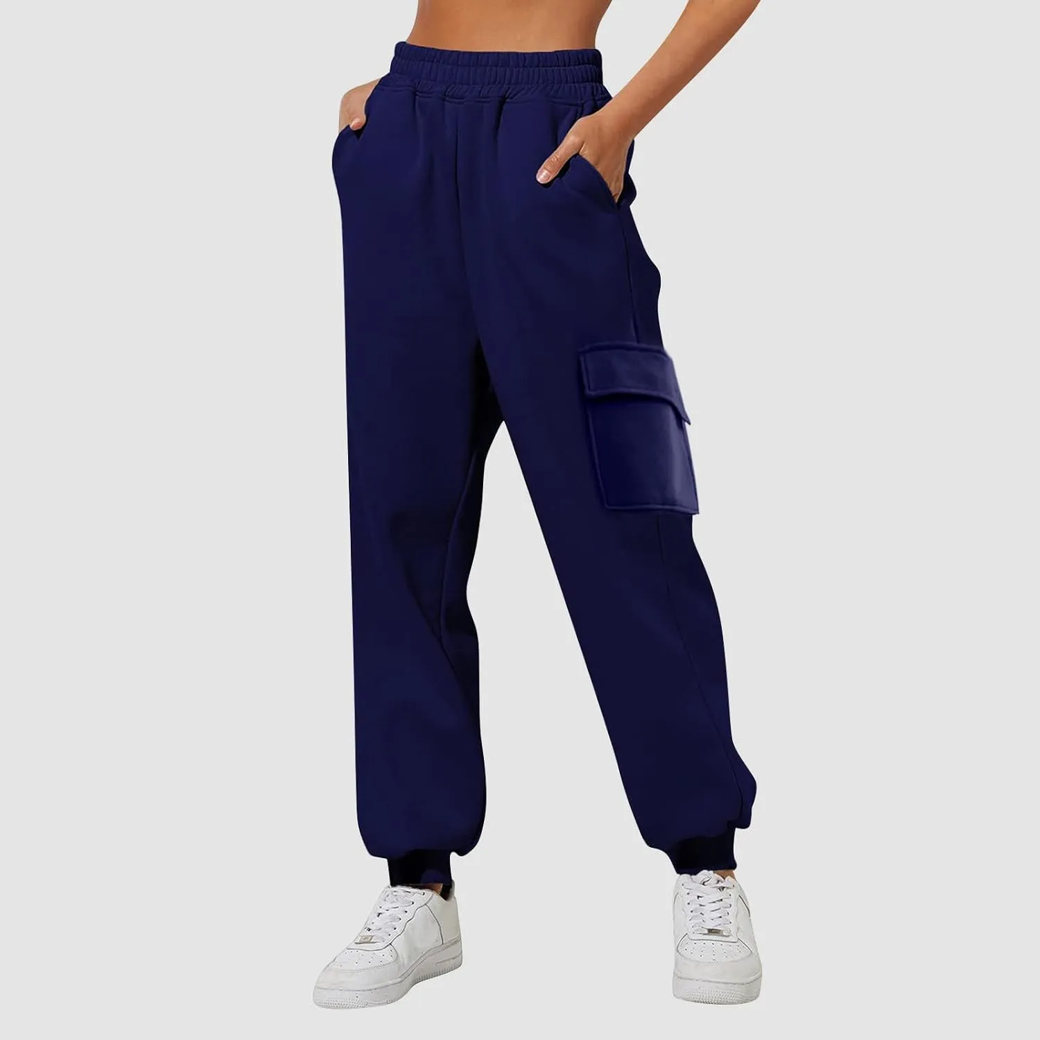 Women's Linen Summer Fashion Palazzo Pants High Waist Stretchy Straight Loose Fit Palazzo Pants Travel