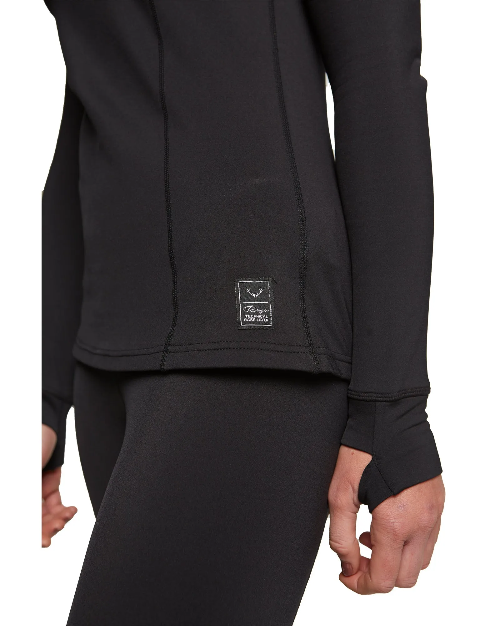WOMENS LIVING BEST LIFE CREW NECK TOP - TRUE BLACK